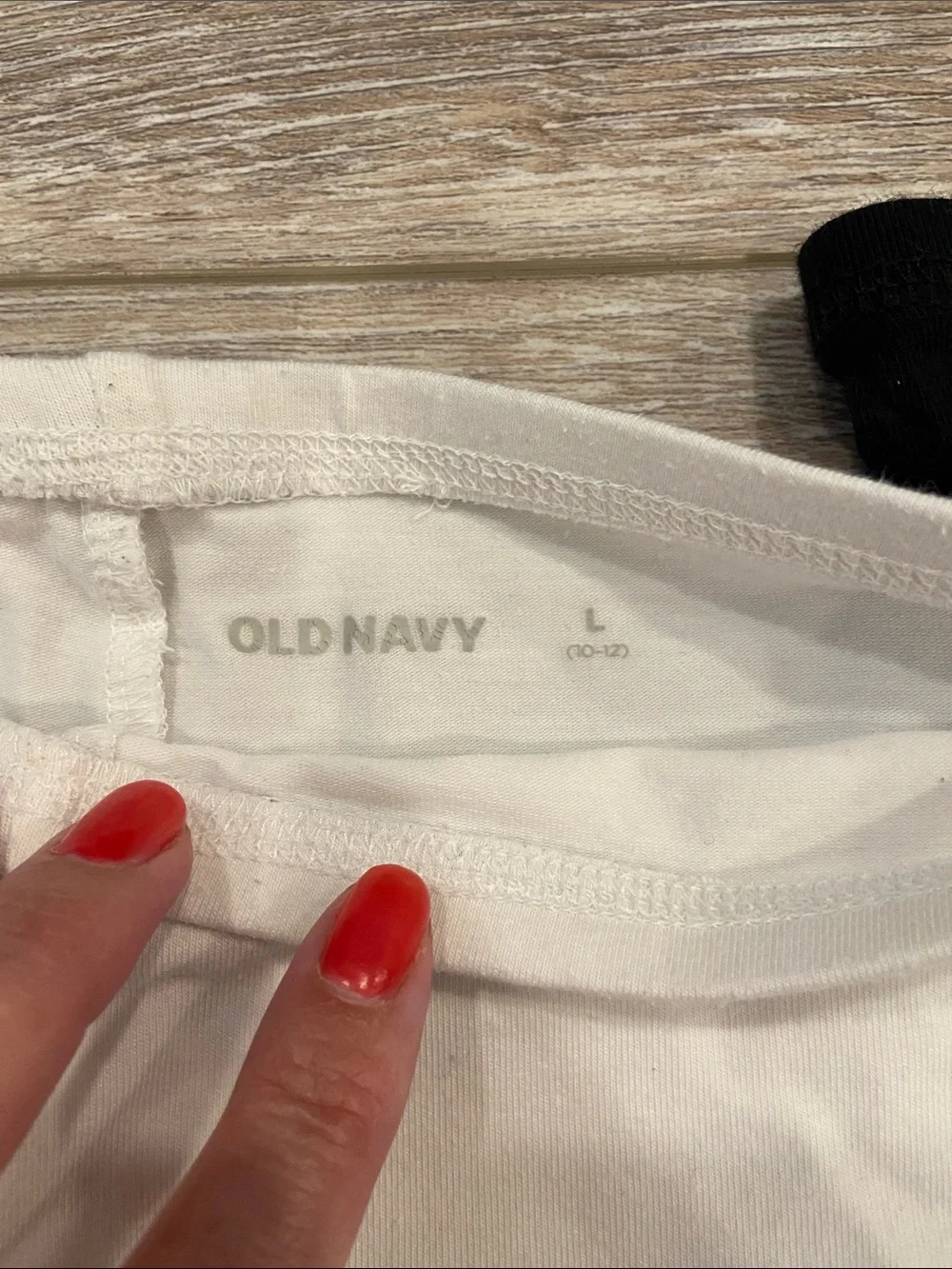 Old Navy Girl’s Black and White Bike Shorts